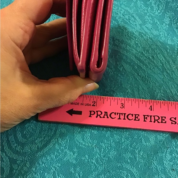 BALENCIAGA PAPER MINI WALLET PINK AUTHENTIC GREAT CONDTN BONUS AFTER MKT CHAIN - Picture 4 of 8